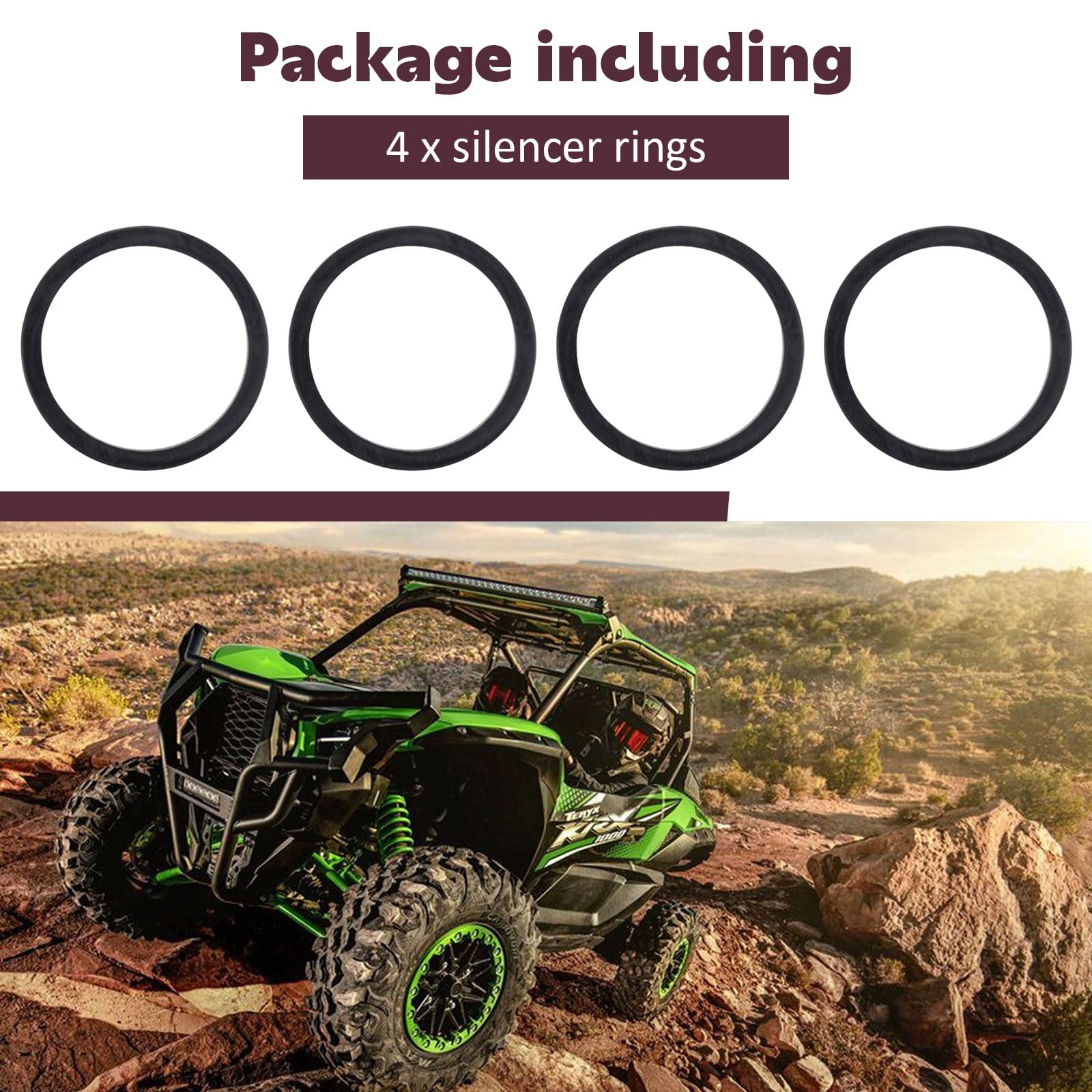 Amazon.com: Shock Silencer Rings Silent Crossover Rings 4 Pcs For